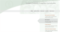 Desktop Screenshot of nyugat.lutheran.hu