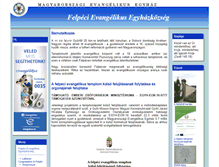 Tablet Screenshot of felpec.lutheran.hu