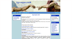 Desktop Screenshot of egycsepp.lutheran.hu