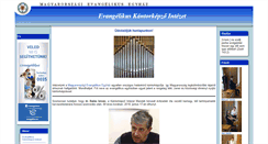 Desktop Screenshot of kantorkepzo.lutheran.hu