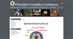 Desktop Screenshot of piliscsaba.lutheran.hu