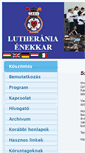 Mobile Screenshot of lutherania.lutheran.hu