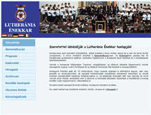 Tablet Screenshot of lutherania.lutheran.hu